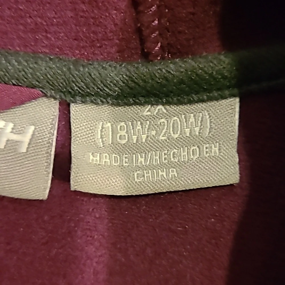 Free Tech Plum/ Raspberry Color Coat Size 18/20. - Picture 11 of 12